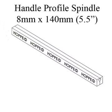 Hoppe 140mm x 8mm Handle Spindle 517589